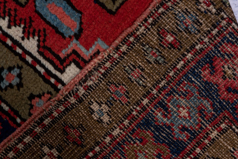 Antique Heriz Runner Rug (3' x 14')